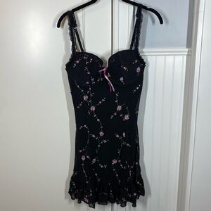 Sugar Thrillz Dolls Kill I’m baby Babydoll Y2K Mini Slip Dress Fairy Whimsygoth